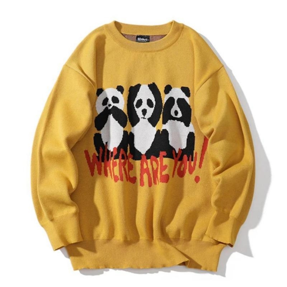 RAIMENT NYC WRU Panda Sweater